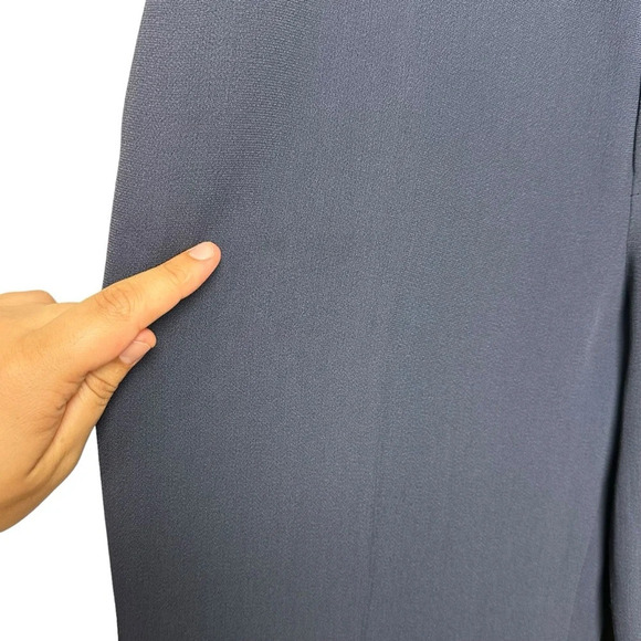 Chloé Size 14 NEW Pantalon Dark Marine Made in Italy Navy Blue Career Tags Pleat - Picture 14 of 15